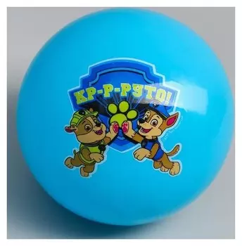 Мяч детский Paw Patrol "Кр-р-руто" 22 см, 60 гр