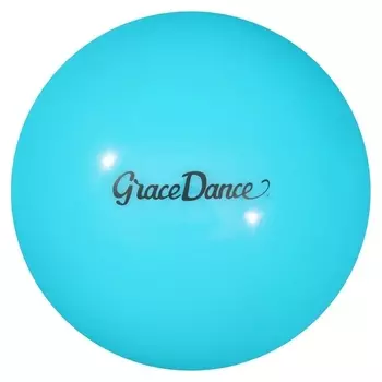 Мяч для художественной гимнастики Grace Dance 18,5 см, 400 гр, цвет голубой