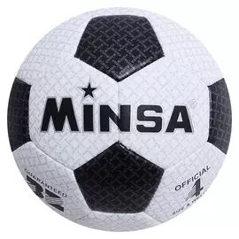 Мяч футбольный Minsa, размер 4, 32 панели, PU, машинная сшивка, 310 г
