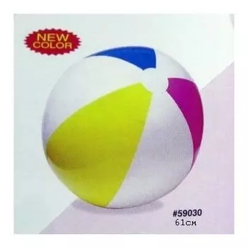 Мяч надувной Цветные дольки Gloossy Panel Ball