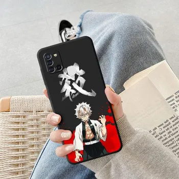 Чехол для телефона Kimetsu No Yaiba Demon Slayer аниме для Samsung Galaxy A03s A04s A03 Core A04 A02 A01 A20e A70 A54 A34 A10s Samsung A10