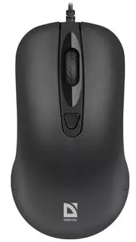 Мышь Defender Classic MB-230 Defender 52231 оптическая, 4кнопки, 500-1600dpi, черная