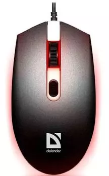 МФУ 52986 Defender Проводная оптическая мышь Dot MB-986 7цветов,4D,1000/1600dpi