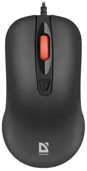 Мышь Defender Omega MB-522 52522 проводная оптическая черн,4кнопки,500-1600dpi,1,8м