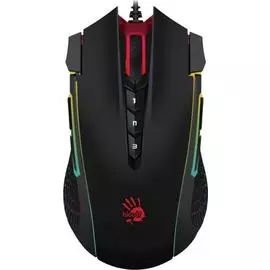 Мышь A4Tech Bloody J90s черный оптическая (8000dpi) USB (12but) (1379881)