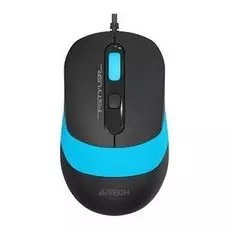 Мышь A4Tech FM10 BLUE черно-синяя, 1000dpi, USB