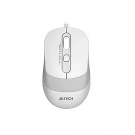 Мышь A4Tech FM10 WHITE бело-серая, 1000dpi, USB