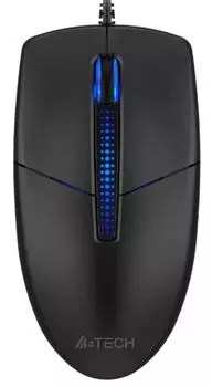Мышь A4Tech N-530S black оптическая, silent, USB, 3but, 1200dpi