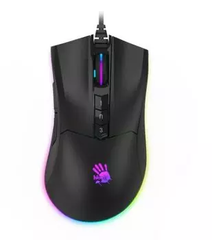 Мышь A4Tech P90S STONE BLACK черная оптическая (8000dpi) USB (8but) 1931315