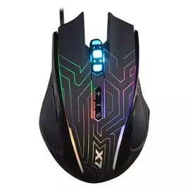 Мышь A4Tech X87 (MAZE) черный оптическая (2400dpi) USB (8but) 1023976