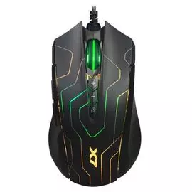Мышь A4Tech X89 Maze черный оптическая (2400dpi) USB (8but) (1173650)