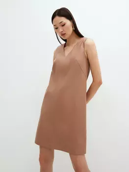 Сарафан из экокожи