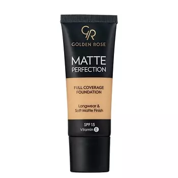 GOLDEN ROSE Тональный крем Matte Perfection Full Coverage FOUNDATION