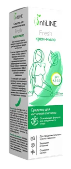 Крем-мыло ИнтиЛайн Фреш д/интимн гигиены освежающая формула д/ежеднев ухода, 250 мл