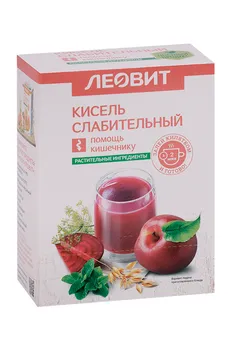 Кисель Леовит слабительный, 20 г, 5 шт