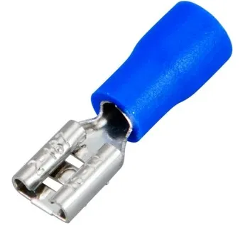 Клемма Rexant 08-0432 плоская изолированная РПи-м 2.5-(4.8)/РпИм 2-5 гнездо 5.6 мм 1.5-2.5 мм
