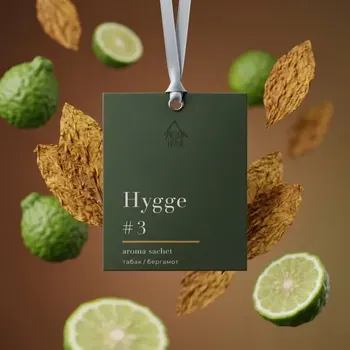 Ароматическое саше Hygge 3 Табак/бергамот