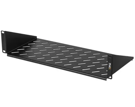 Полка TLK TLK-SHFR-200-BK 19" фронтальная 2U, глубиной 200мм, черная