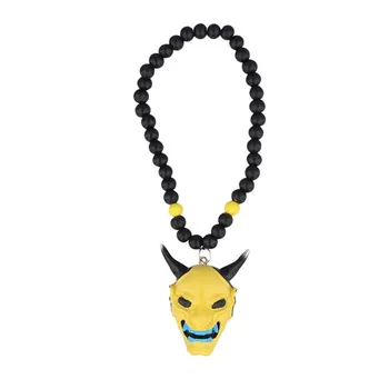 1 шт. подвеска-подвеска Hannya, шлем, автоукрашение, самурай, японские автомобильные аксессуары Oni, зеркало заднего вида