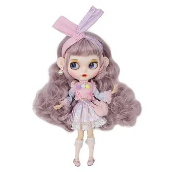 Кукла ICY Fortune Days Подходит для куклы ростом см Платье подходит для Licca Одежда Pullip Doll Одежда, 1/6 Аксессуары, Blythe, Obitsu, 6+ (BL10124) фиолетовый