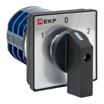 Переключатель кулачковый EKF pk-1-23-32-65 ПК-1-23 32А 3P «1-0-2» IP65
