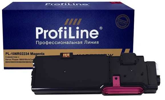 Картридж ProfiLine PL_106R02234_М для принтеров Xerox Phaser 6600/WorkCentre 6605/6600DN/6600N/6605DN/6605N Magenta 6000 копий