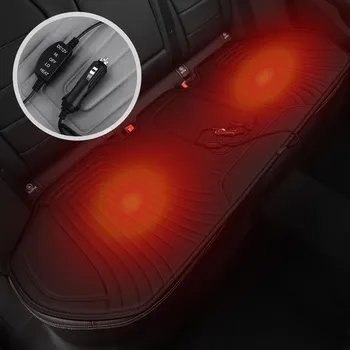 Подогреватель автомобильного сиденья с USB-подогревом, подушка для автомобильного сиденья с 2 настройками температуры, быстрый подогрев, удобный квадратный автомобильный