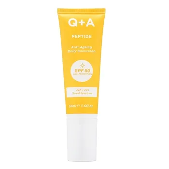 Q+A Солнцезащитный крем для лица Peptide SPF50