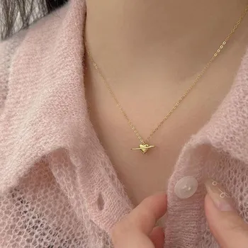 Ожерелье Love Planet из стерлингового серебра 925 пробы в корейском стиле с ключицей, женское, в стиле Ins, для меньшинств, универсальное