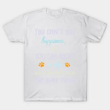Футболка женская Счастье не купишь. Adopt A Dog Harajuku Print Kawaii Футболка Летняя футболка с коротким рукавом для женщин Топ-футболка S розовый