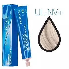 Ul-nv+ matrix socolor.beauty, крем-краска перманентная, ультра блонд натуральный перламутровый+
