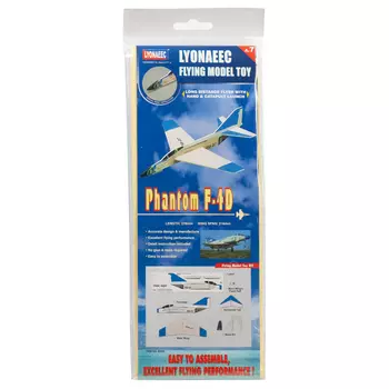 Самолет LYONAEEC Power Launch Glider "F-4D Skyray", 27.8 см, разноцветный (95807)