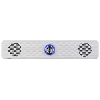 Саундбар 2.0 Perfeo MELODY, 6 Вт, подсветка, белый (PF_A4339)