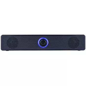 Саундбар 2.0 Perfeo MELODY, 6 Вт, подсветка, черный (PF_A4435)