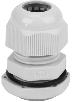 Сальник IEK PG11, диаметр кабеля 7-9мм IP54, пластик, серый (YSA20-10-11-54-K41)