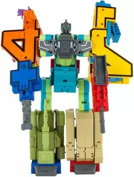 Игровой набор 1Toy Трансботы ВДВ Ударный батальон 5 цифр и 5 знаков