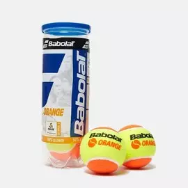 Мяч для большого тенниса, детский Babolat Orange, 3 мяча 501035 желто-оранжевый