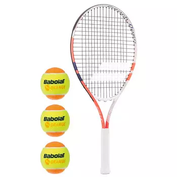 Набор детский Babolat French Open Junior 25 190013 в комплекте 3 мяча Orange FELT
