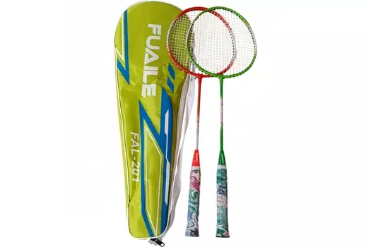 Набор для бадминтона Sportex Fuaile Ultra Woven 201 2 ракетки в чехле E43320
