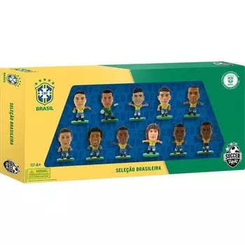 Набор фигурок футболистов Soccerstarz, Сборная Бразилии / Brazil, 11 Player Team Pack