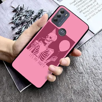 Чехол для телефона Skeleton для Moto Edge 50 40 Pro Edge 40 30 Ultra Neo Fusion G Power G Stylus G Play E32 E20 E40 Moto Edge 40 Pro