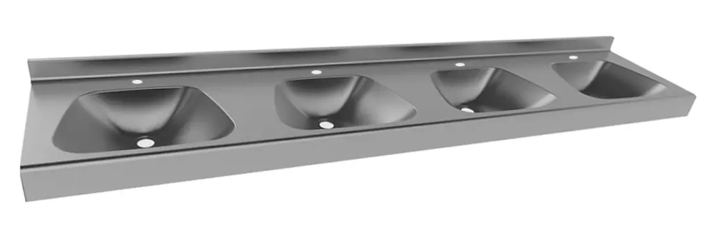 Раковина Senda Quadruplo rpz satin w/o