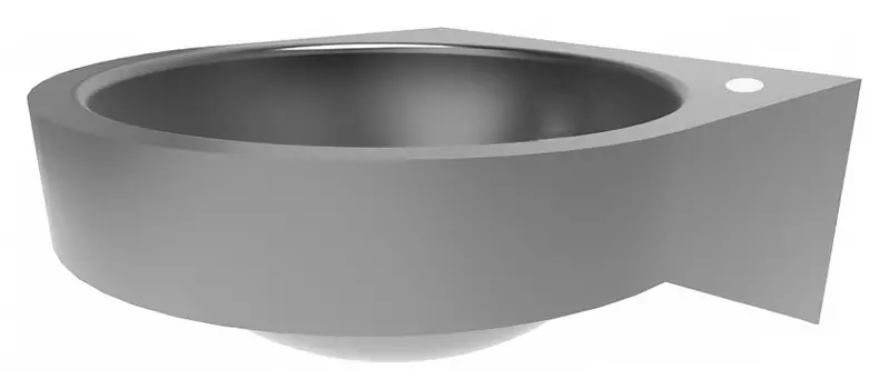 Рукомойник Senda 0052 satin w/o 211070006 с отверстием под смеситель