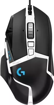 Мышь проводная Logitech G502 SE Hero RGB (910-005729) черно-белая