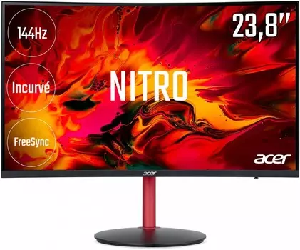 Монитор 24" Acer Nitro XZ242QPbmiiphx (UM.UX2EE.P01) черно-красный