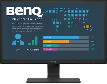 Монитор 24" BenQ BL2483 (9H.LJALB.QBE) черный