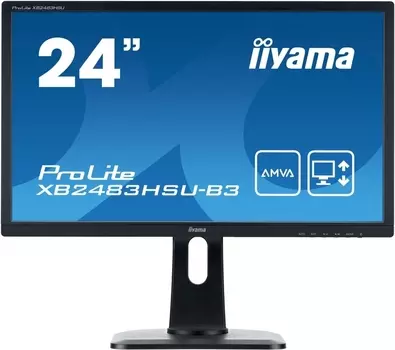 Монитор 24" Iiyama ProLite XB2483HSU-B3 (XB2483HSU-B3) черный