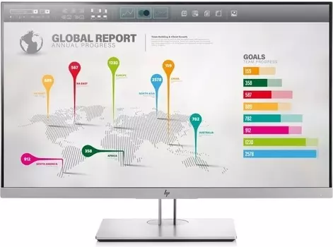 Монитор 27" HP EliteDisplay E273Q (1FH52AA) черно-серебристый