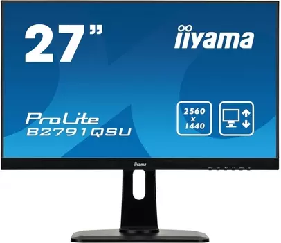Монитор 27" Iiyama ProLite B2791QSU-B1 (B2791QSU-B1) черный