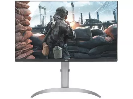 Монитор 27" LG UltraFine 27UP650-W бело-черный